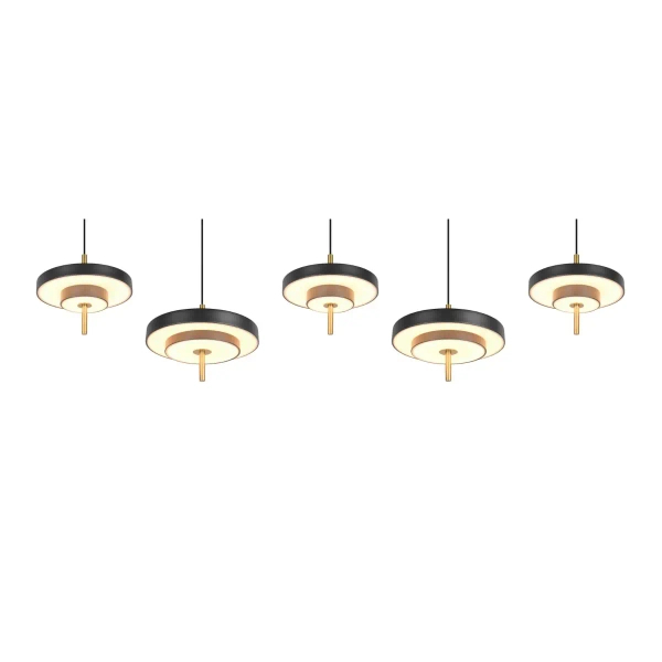 Designerska lampa wisząca Keaton 340210580 LED 50W 2300-4000K czarny