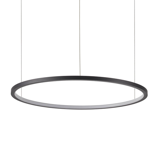 Pierścieniowa lampa wisząca Vinola PND-56135B-100RPP-BK-3KS4K-TRDIMM Italux LED 58W 3000-4000K czarny