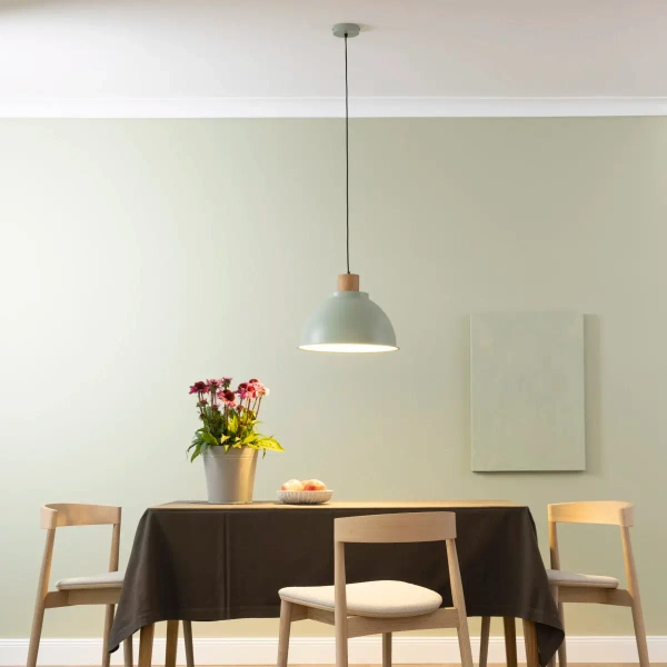 Skandynawska lampa wisząca Erena 99836/63 metalowa jasnozielona