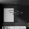 Wisząca lampa Galaxia ML8789 LED 85W 3500K do jadalni czarna