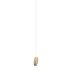 Drewniana lampa ścienna Minimal 9377 okrągły kinkiet z włącznikiem