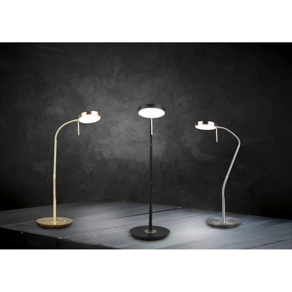 Regulowana lampka biurkowa NEMIO DL107523310 LED 12W 2300-4000K srebrny