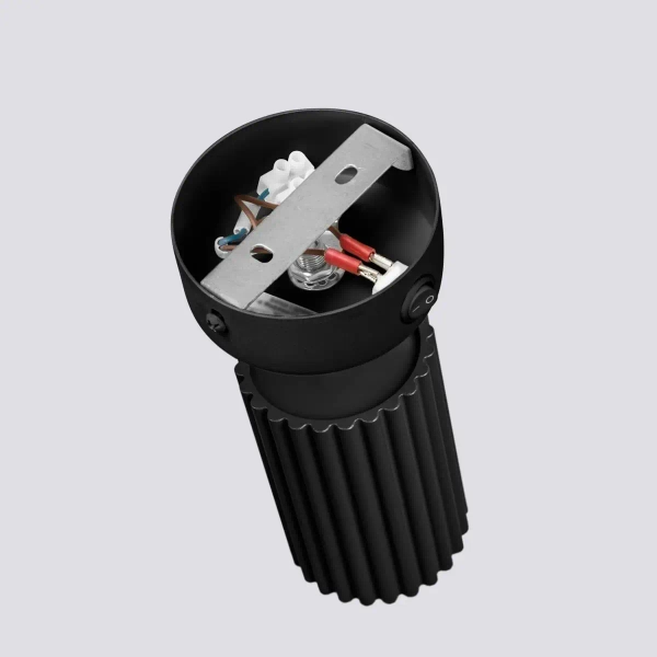 Regulowana lampa ścienna KARBON SL.1579 z włącznikiem ryfel czarna