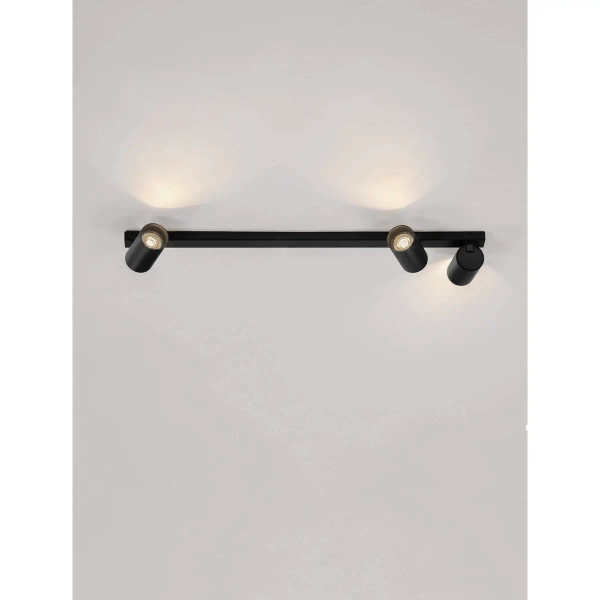 Metalowa lampa sufitowa FALORIA LE45649 tubki regulowane czarne