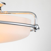 Plafon szklany Griffin QZ-GRIFFIN-F-PC Quoizel do salonu przezroczysty chrom