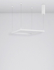 Minimalistyczna lampa wisząca Jean frame LED 30W 3000K biała