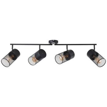 Loftowa lampa sufitowa Kamolo 99726/76 metalowa czarna