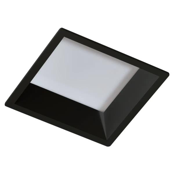 Kwadratowe oczko wpustowe Aida AZ4227 Azzardo LED 11W 3000K czarne