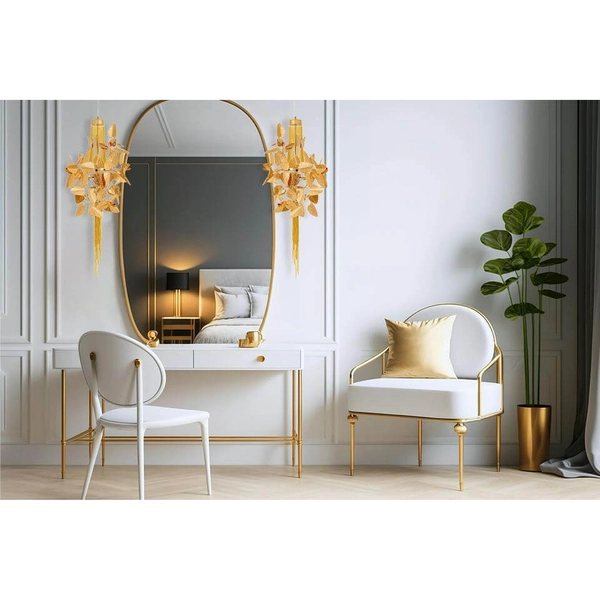 Żyrandol dekoracyjny Paradiso MSE1501100154 Moosee kryształowy łańcuch złoty