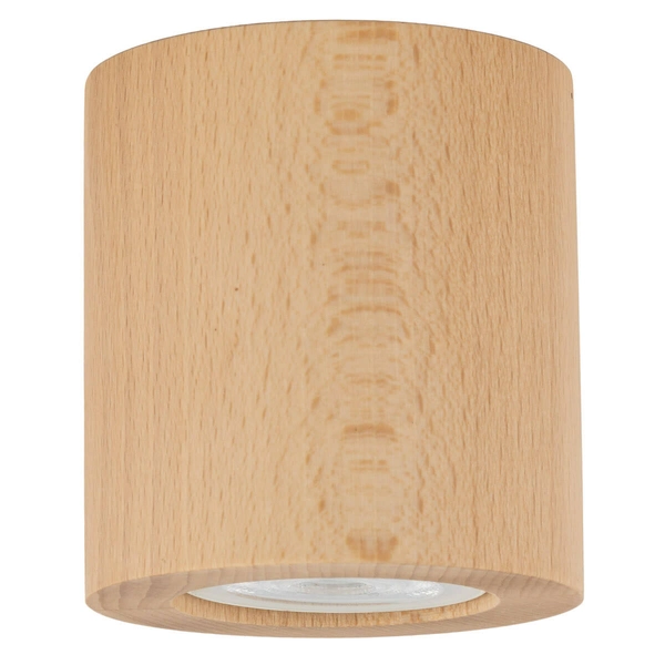 Sufitowa lampa do jadalni Eve 10121 tuba sopel punktowa drewniana