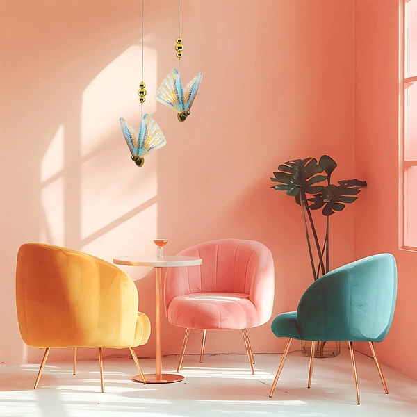 Zwisowa lampa glamour Mariposa LP-1715/1P color Light Prestige LED 8W 3000-6000K złota kolorowa