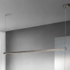 Lampa wisząca minimalistyczna BEAM ST-8960-L80 złota żelazna LED 8W 3000K nad wyspę liniowa