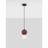 Wisząca lampa do sypialni JORELIA LE45255 LED 4W 3000K czerwona biała