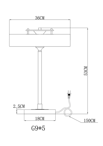 Stojąca LAMPA stołowa CG2000 WH COPEL gabinetowa LAMPKA biurkowa okrągła Art Deco klasyczna złota biała
