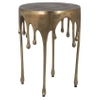 Mosiężny stolik Carly 825200 Richmond Interiors łezki krople metalowy złoty