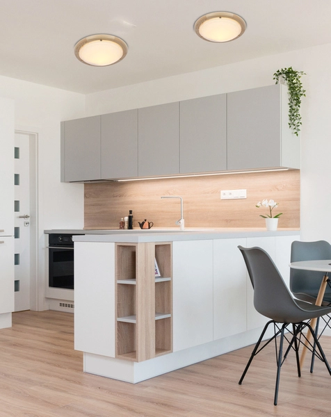 Lampa sufitowa 13-32259 Candellux natynkowa okrągła drewniana