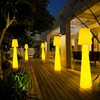 Stojąca lampa grzybek z pilotem Gardena ES-DC007 LED 5W RGBW IP65 biała