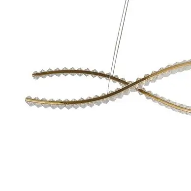 Wisząca lampa do jadalni SPARK AZ6565 LED 96W 3000-4000K ściemnialna złota