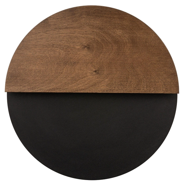 Lampa ścienna do jadalni Luna 40864 LED 7W 3000K japandi brązowa czarna