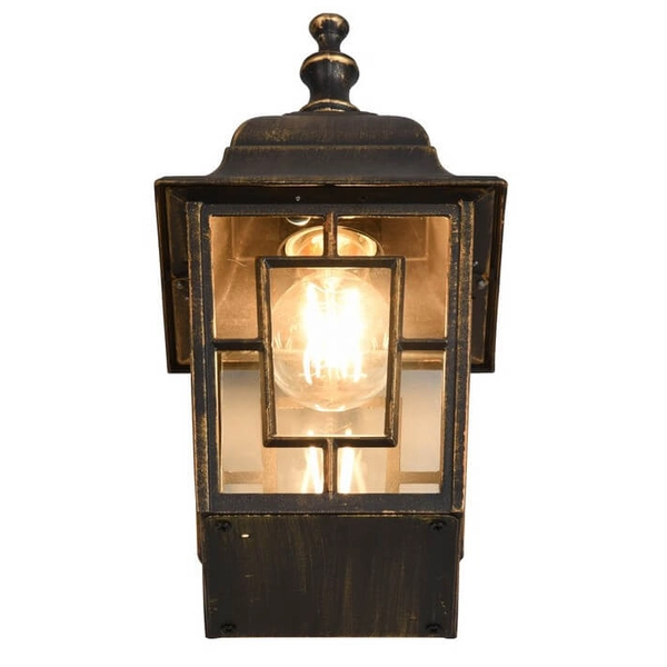 Elewacyjna lampa ścienna Volturno 205967128 IP23 latarnia rdzawy