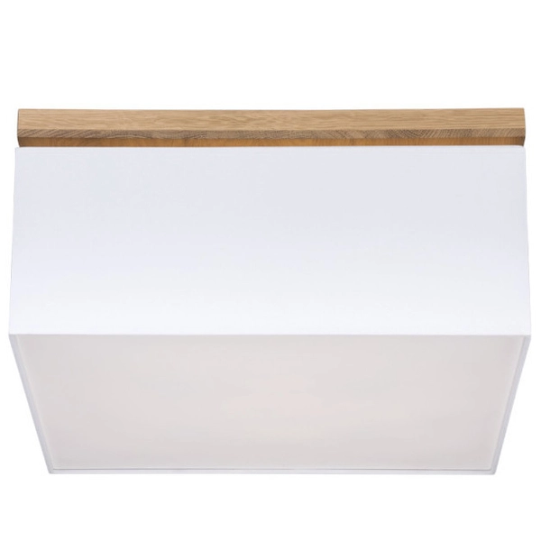 Lampa sufitowa VERTIGA 34521474 kwadratowa plafoniera skandynawska biała