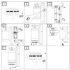 Ścienna LAMPA ogrodowa CUSTYRA  DL131204160 Trio industrialna OPRAWA elewacyjny kinkiet outdoor IP44 biały przezroczysty