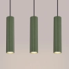 Ryflowana lampa wisząca KARBON SL.1613 potrójna oliwkowa