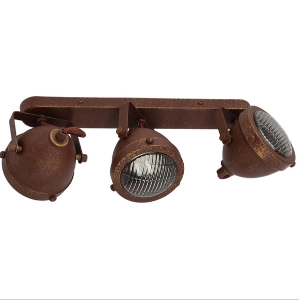 Regulowana LAMPA sufitowa FRODO 93-71088 Candellux metalowa OPRAWA kinkiet reflektorki rustykalne rdzawe