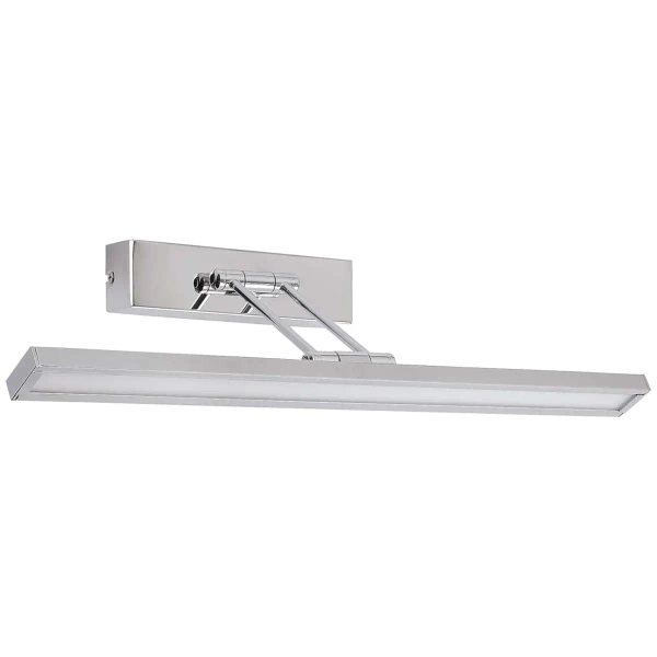 Kinkiet LAMPA ścienna PICTURE SLIM 3907 Rabalux metalowa OPRAWA klasyczna LED 8W 4000K galeryjka regulowana chrom