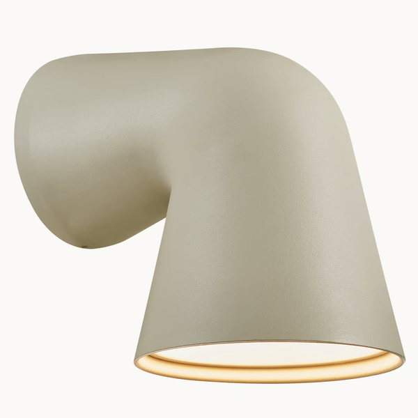 Metalowa lampa ścienna na zewnątrz FRONT 46801008 IP44 beżowy