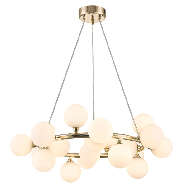 Kulista lampa wisząca Bobo P0462-20C-F7AA Zumaline balls złota