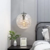 LAMPA wisząca GLAMOUR LA068/P_C LED 40W szklana OPRAWA dekoracyjny zwis glamour przezroczysty