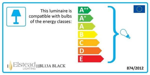 Zewnętrzna LAMPA sufitowa HEREFORD BL13A-BLACK Elstead klasyczna OPRAWA ogrodowa IP23 outdoor czarna