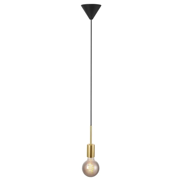 Wisząca lampa do sypialni Paco 2112053035 na kablu mosiądz