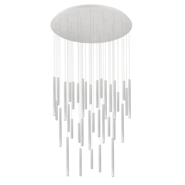 Wisząca lampa nad stół ILIOS AZ5749 Azzardo LED 160W 3000K tuba biały