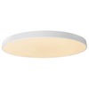 Plafon okrągły UNAR 79185/80/31 Lucide LED 80W 2700K na korytarz biała