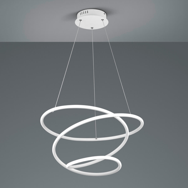 Pofalowana lampa wisząca NEMENIA DL131-37051 RL Light LED 36W 4000K biały