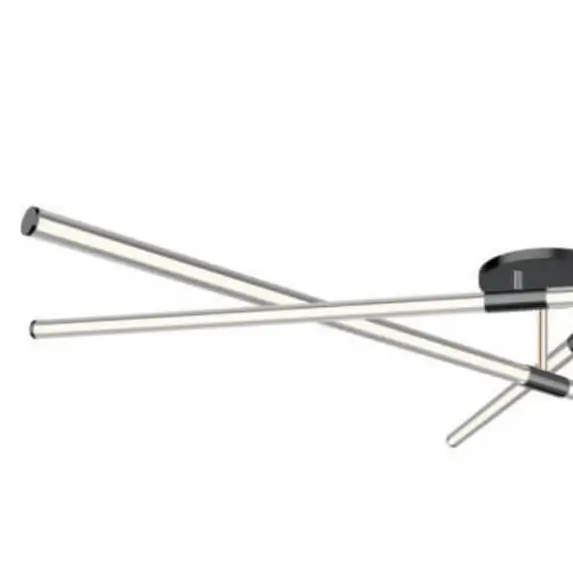 Sufitowa lampa ledowa Lautaro 1006 Zumaline LED 18W 3000K czarna biała