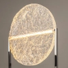 Okrągła lampa stołowa Mangata MOD387TL-L8CH3K LED 7W 3000K chrom