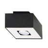 Downlight LAMPA sufitowa SL.0070 kwadratowa OPRAWA metalowa czarna