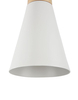Lampa wisząca Bicones P359-PL-01-W Maytoni stożkowa drewno biała