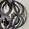 Metalowa wisząca lampa Sirolo 81750 na łańcuchu antyczna brązowa