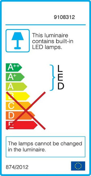 Ścienna lampa pierścień CHINU LE41607 LED 18W 3000K metalowy czarny outlet