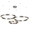 Lampa pierścienie Circle ST-8848-40+60+60 NIKIEL Step LED 85W 3000K podwieszana nikiel
