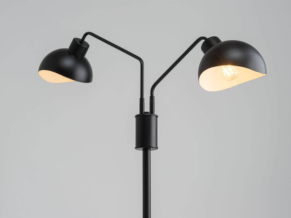 Podłogowa lampa stojąca Roy do salonu nowoczesna czarna