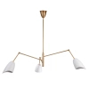 Lampa sufitowa regulowana RAGNO ST-8625P white mosiądz biała