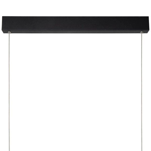 Wisząca lampa ledowa Raya listwa 36W 2700K czarna prostokątna