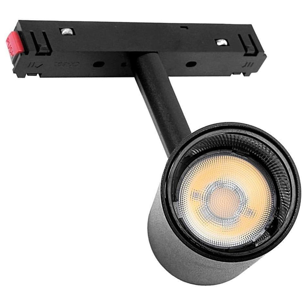 Lampa reflektorowa do szyn magnetycznych 3-fazowych 816 Domeno LED 7W 4000K czarna