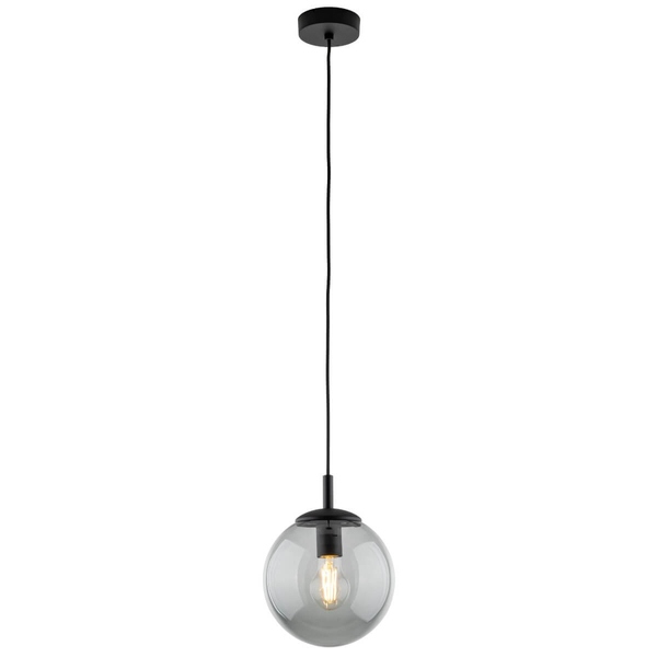 Zwisająca lampa nad stół Esme 5379 bubble grafitowa czarna