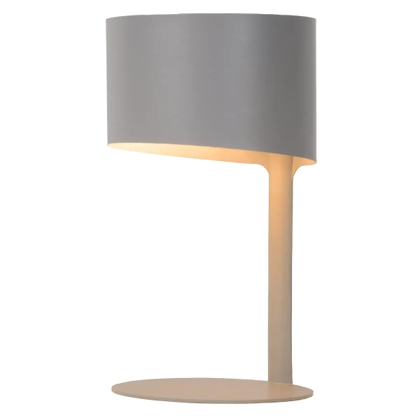 Lampka nocna na stolik Knulle 45504/01/36 Lucide metalowa szara
